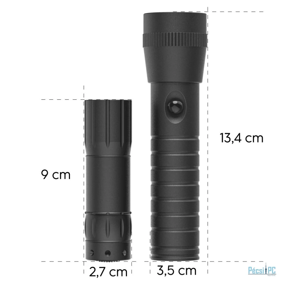 Hama FL-Duo LED zseblámpa Black (2 db)