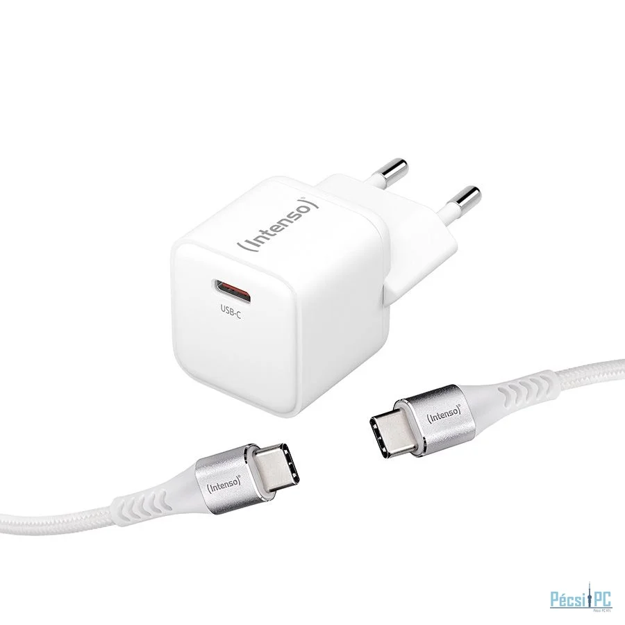 Intenso W30C GaN adapter + C315C cable 1,5m White