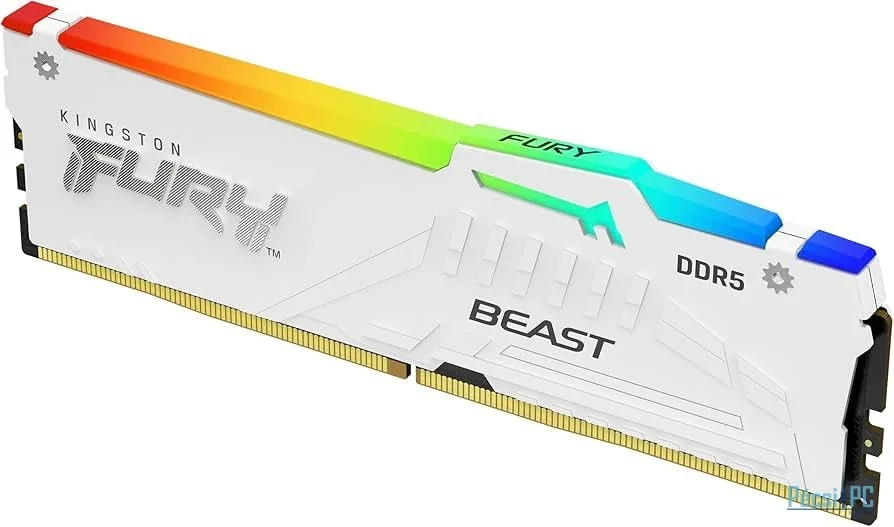 Kingston 16GB DDR5 6400MHz Fury Beast RGB Expo White