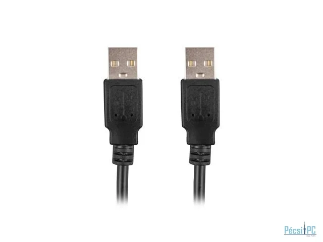 Lanberg USB-A M/M 2.0 cable 0,5m Black