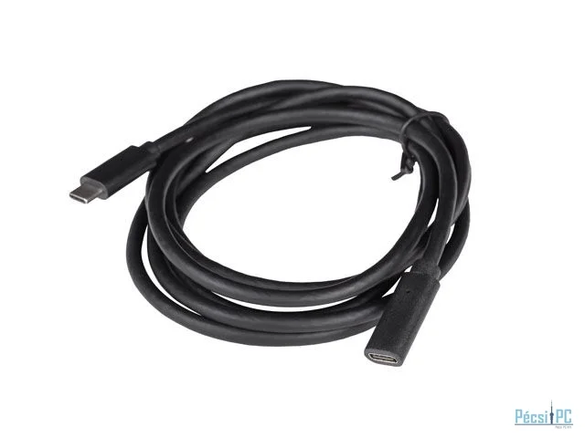 Lanberg USB-C M/F 3.1 cable 1,5m Black