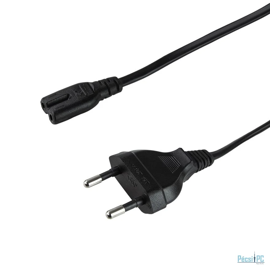 Logilink CEE 7/16 - IEC C7 cable 1m Black
