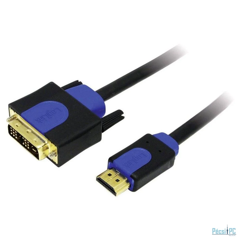 Logilink HDMI to DVI male/male cable 10m Black
