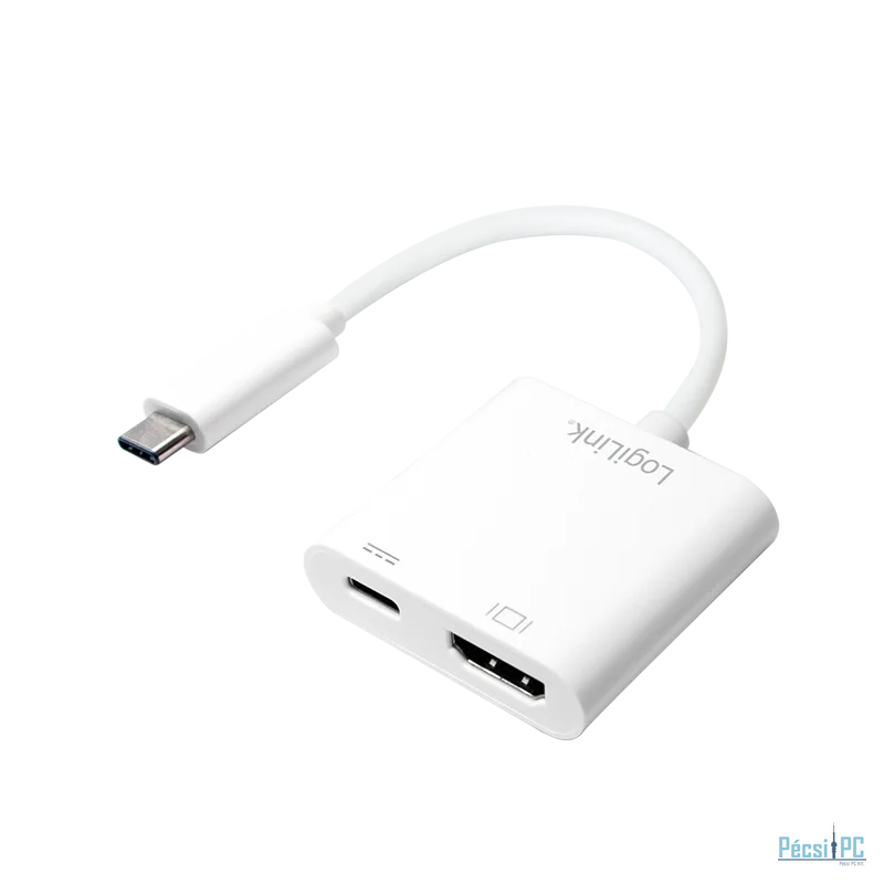 Logilink USB-C 3.1 to HDMI adapter with PD White
