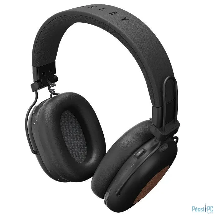 Marley Positive Vibration Rebel ANC Bluetooth Headset Signature Black