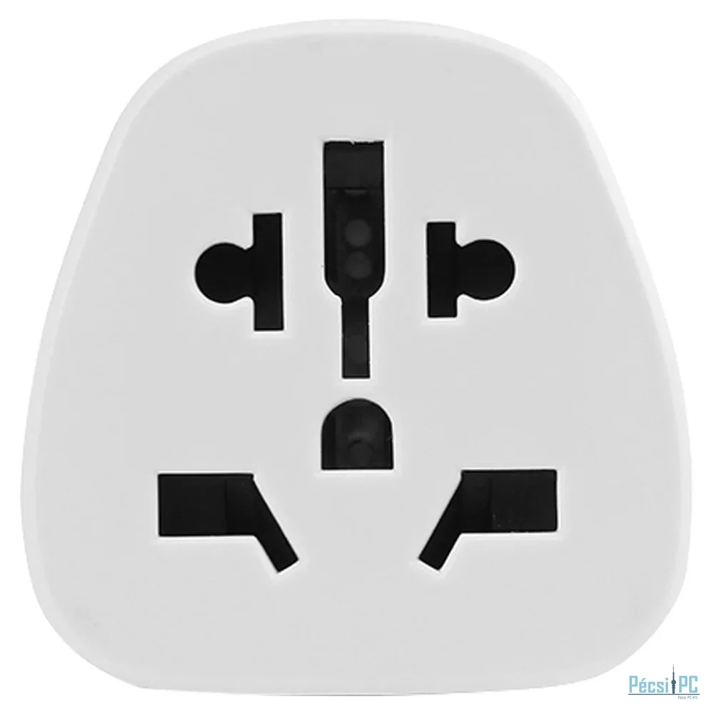 Savio AP-07 Travel adapter global socket – US plug White