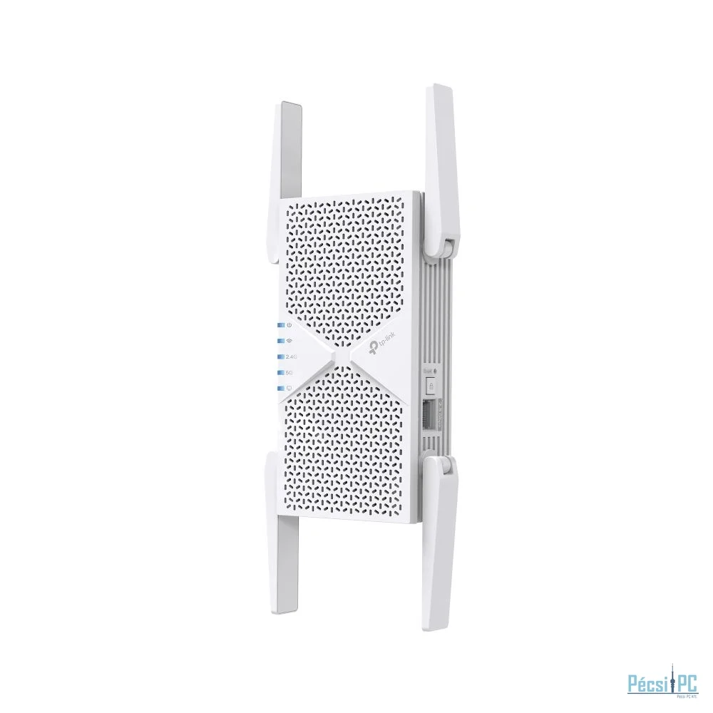 TP-Link RE405BE BE6500 Dual-Band Wi-Fi 7 Range Extender White