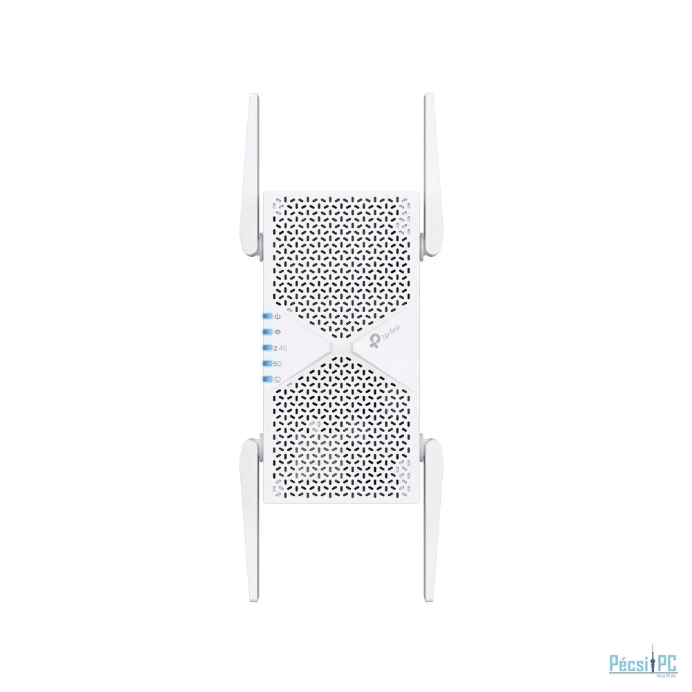 TP-Link RE405BE BE6500 Dual-Band Wi-Fi 7 Range Extender White