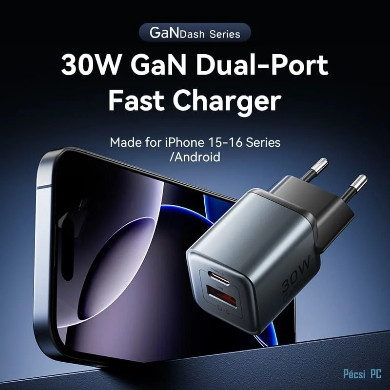 Vention 2-Port USB Charger Grey