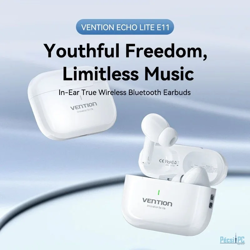 Vention Echo Lite E11 Bluetooth Headset White