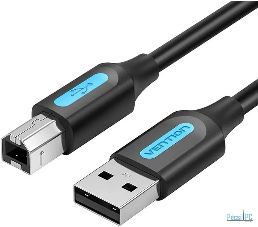 Vention USB 2.0 USB-A to USB-B cable 2m Black