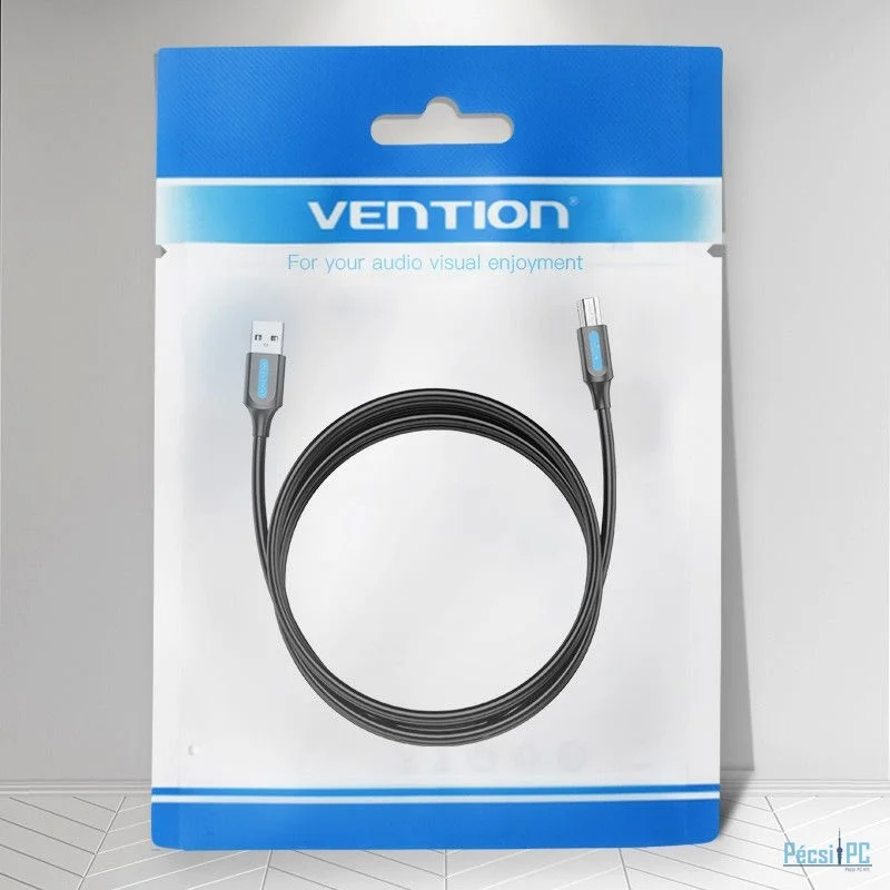 Vention USB-A to USB-B 0,5m Cable Black