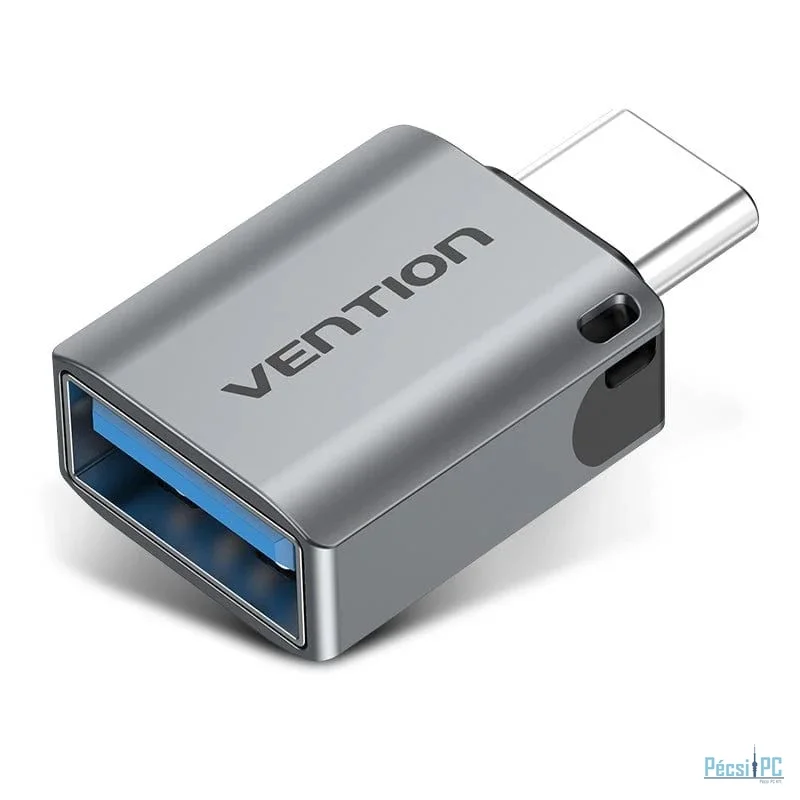 Vention USB-C Male to USB 3.0 Female OTG Adapter Gray