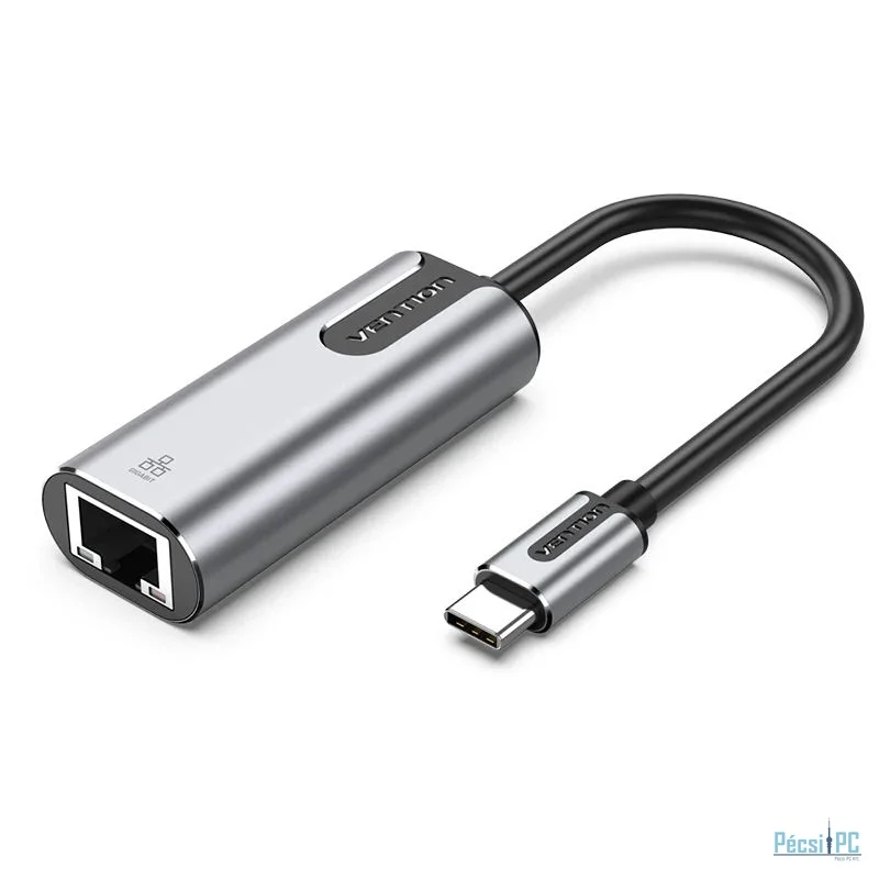 Vention USB-C to Gigabit Ethernet Adapter Grey