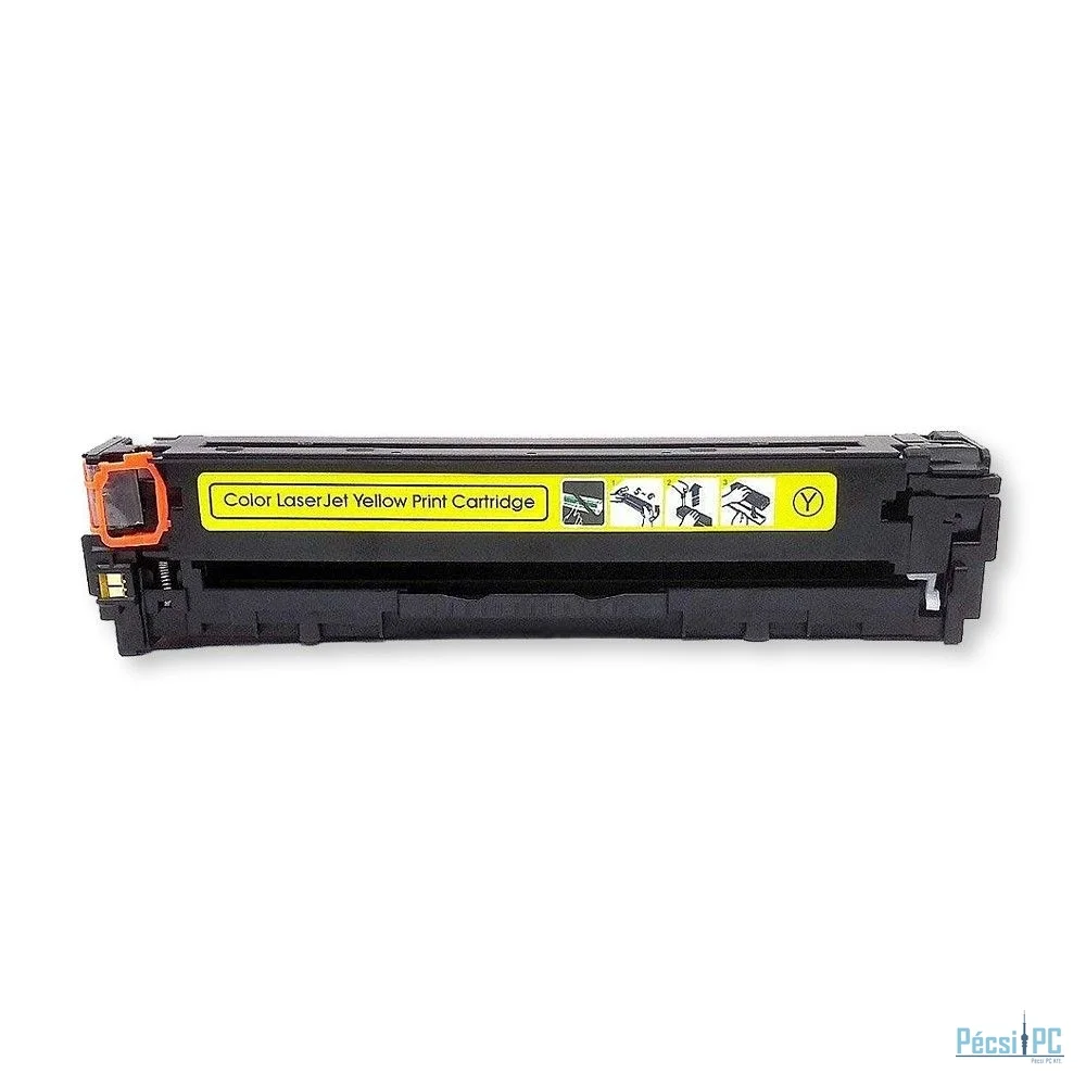WHITE BOX HP CB542A/CE322A/CF212A Yellow utángyártott toner