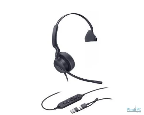 Yealink UH42 Mono USB-C/A Headset Black
