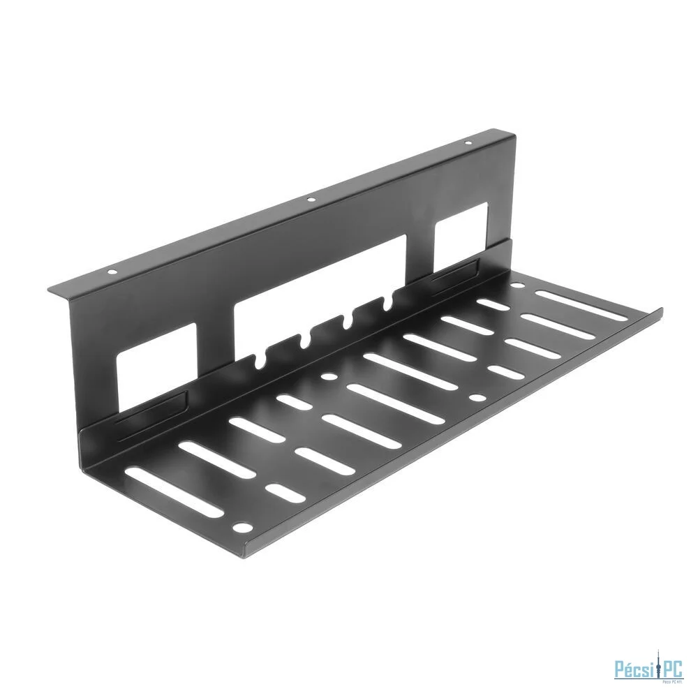 ACT Under-desk cable management tray 40cm Black