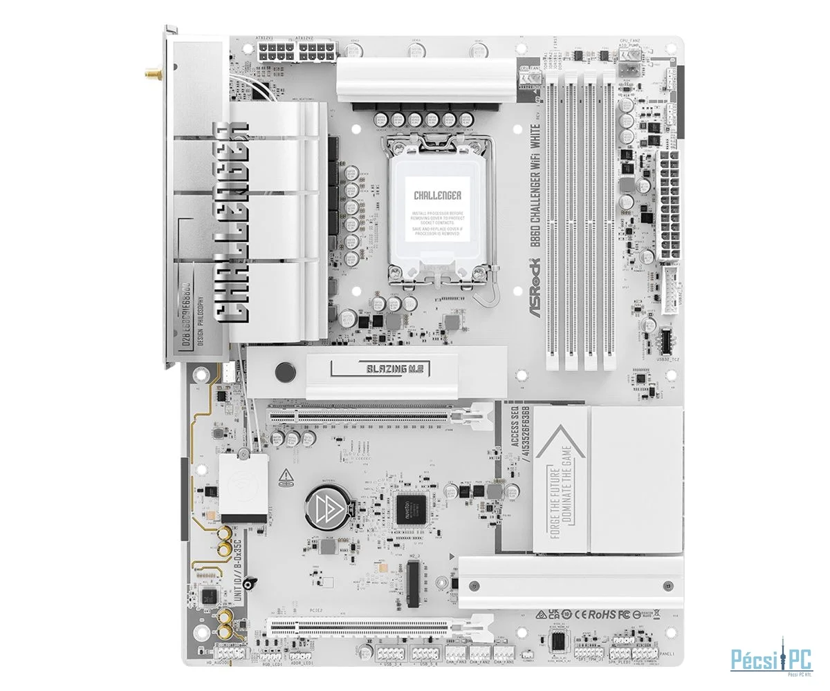 ASRock B860 CHALLENGER WIFI WHITE