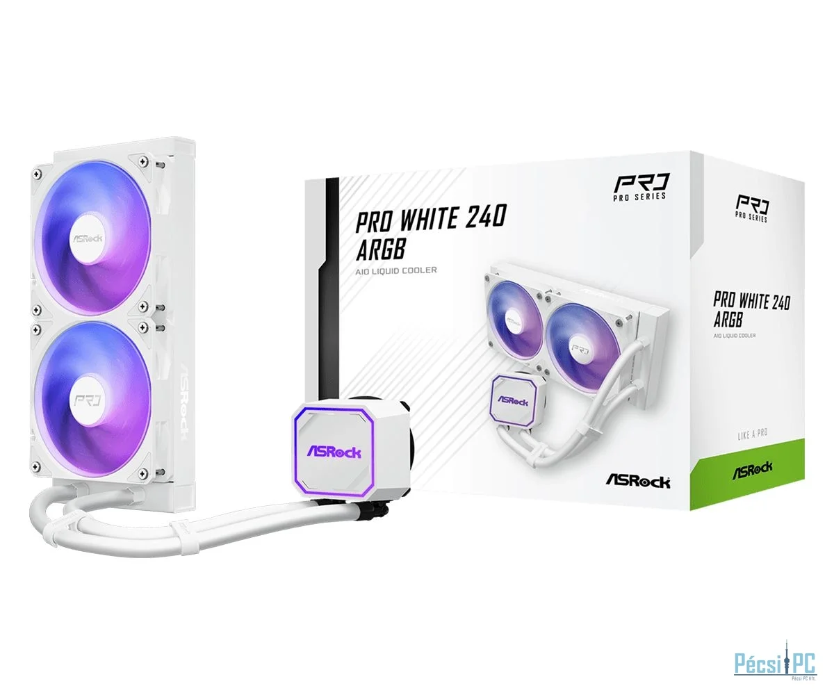 ASRock Pro White 240 ARGB CPU Cooler
