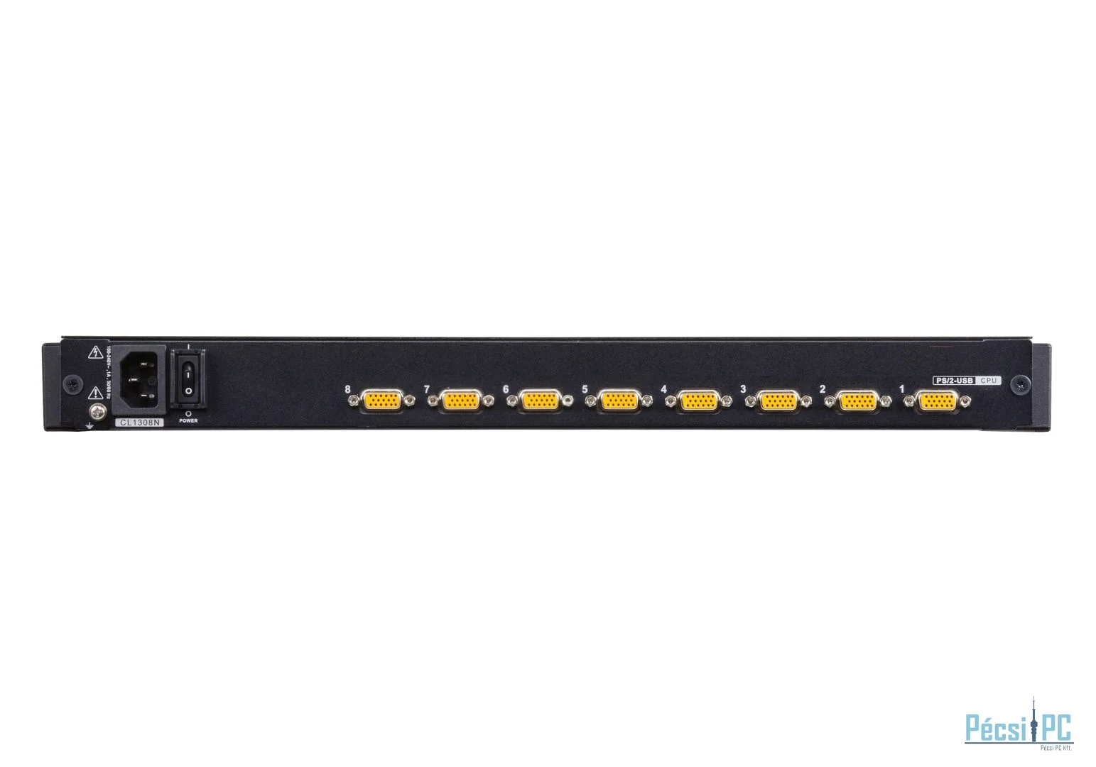 ATEN CL1308 8-Port PS/2-USB VGA Single Rail LCD KVM Switch
