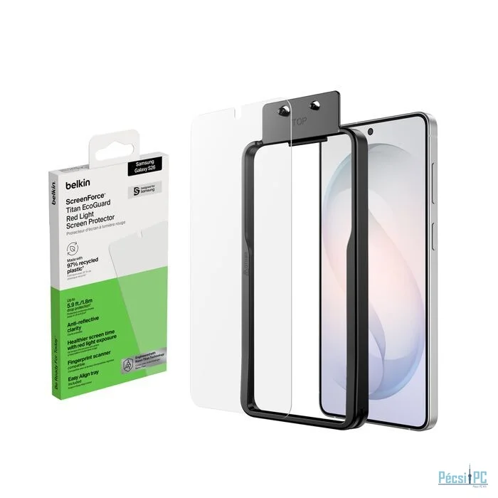 Belkin ScreenForce Titan EcoGuard Red Light Screen Protector for Samsung Galaxy S26 Ultra