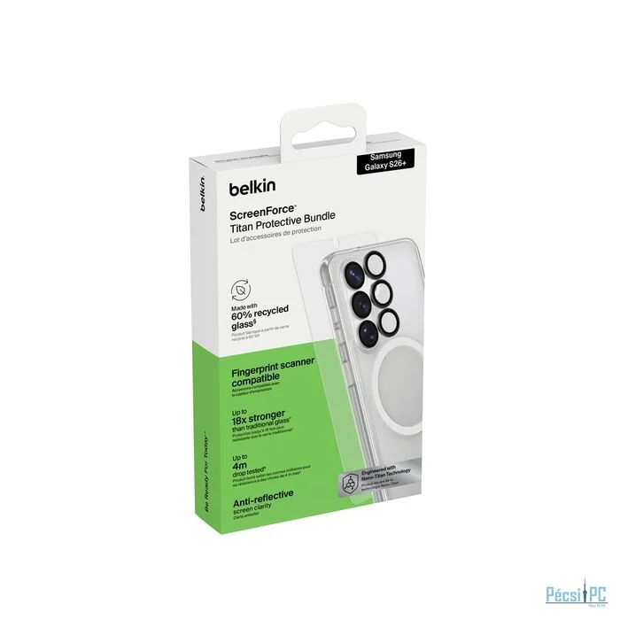 Belkin ScreenForce Titan Protective Bundle for Samsung Galaxy S26+