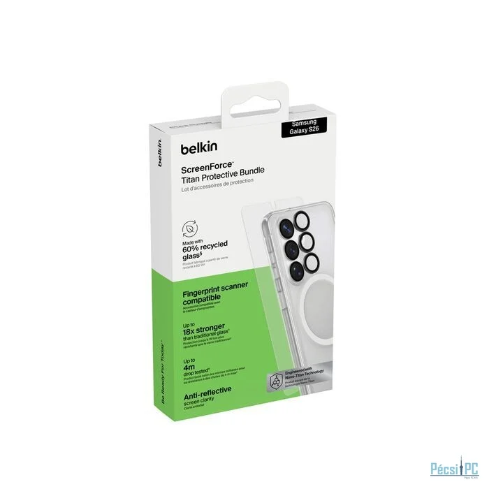 Belkin ScreenForce Titan Protective Bundle for Samsung Galaxy S26