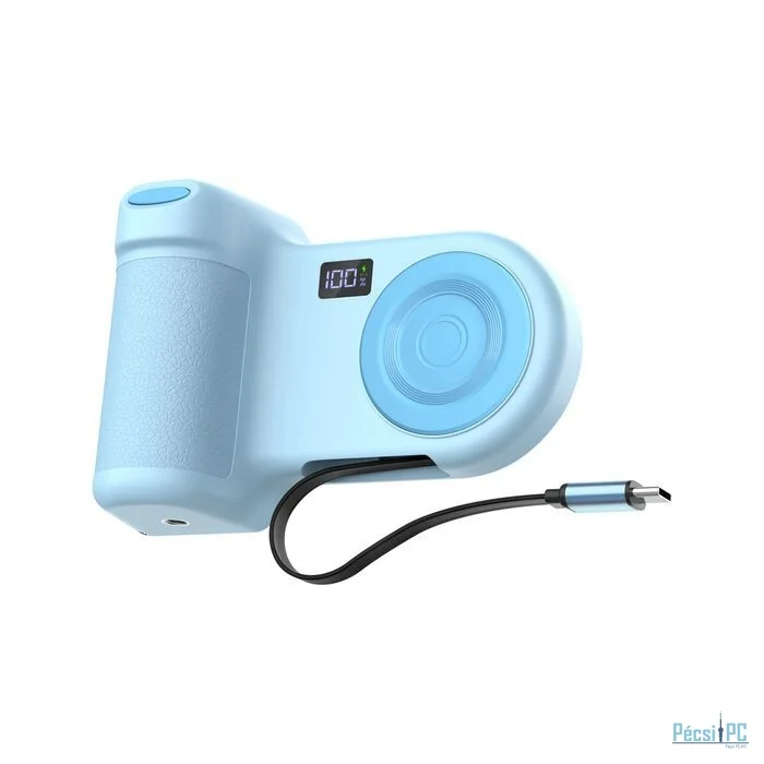 Belkin Stage PowerGrip Magnetic Charging Camera Grip with 9300mAh PowerBank Ice Blue