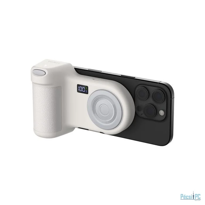 Belkin Stage PowerGrip Magnetic Charging Camera Grip with 9300mAh PowerBank Sand