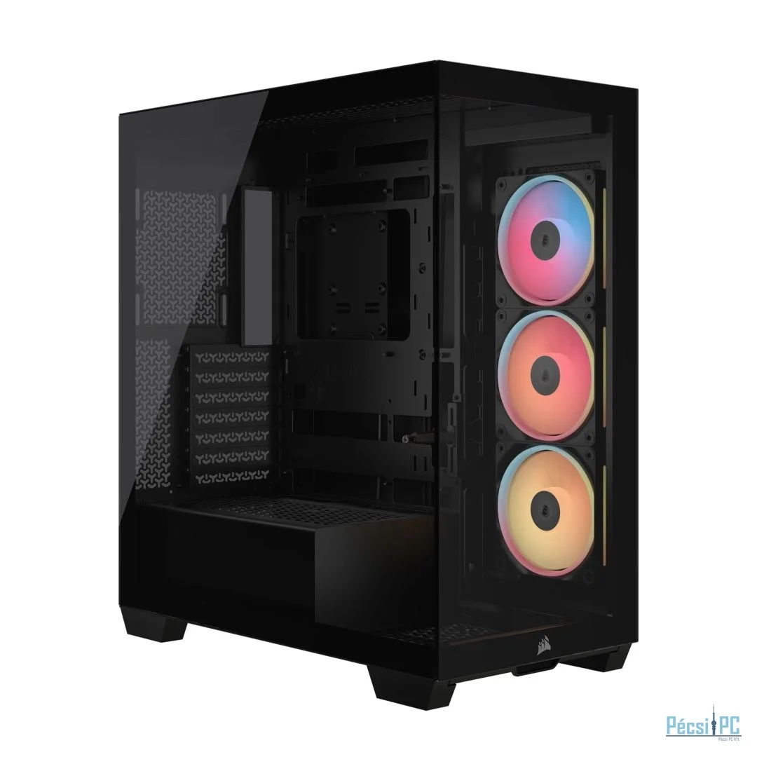 Corsair 3500X LX-R RGB iCUE Link Tempered Glass Black