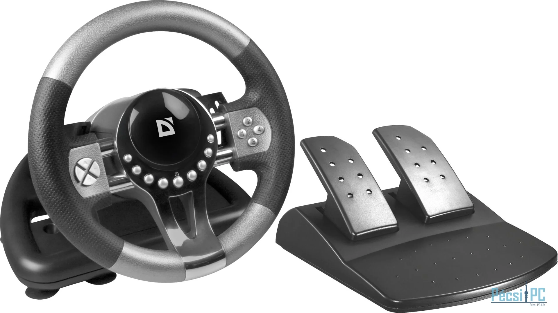 Defender Forsage GTR USB Kormány Black/Silver