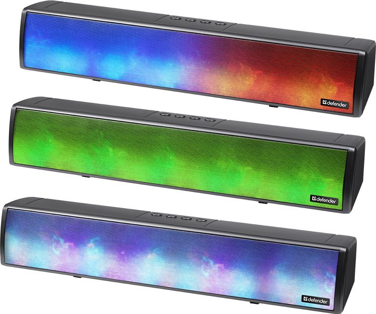 Defender Z8 RGB Bluetooth SoundBar Black