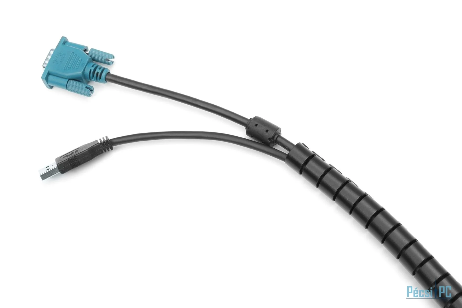 Digitus DA-90508  Flexible Cable Tube with a Pulling Aid 5m Black