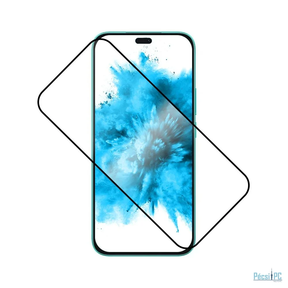 FIXED teljes képernyőt védő 2,5D edzett üveg Honor X8c készülékhez, fekete