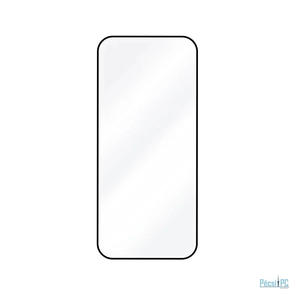 FIXED teljes képernyőt védő 2,5D edzett üveg Honor X8c készülékhez, fekete