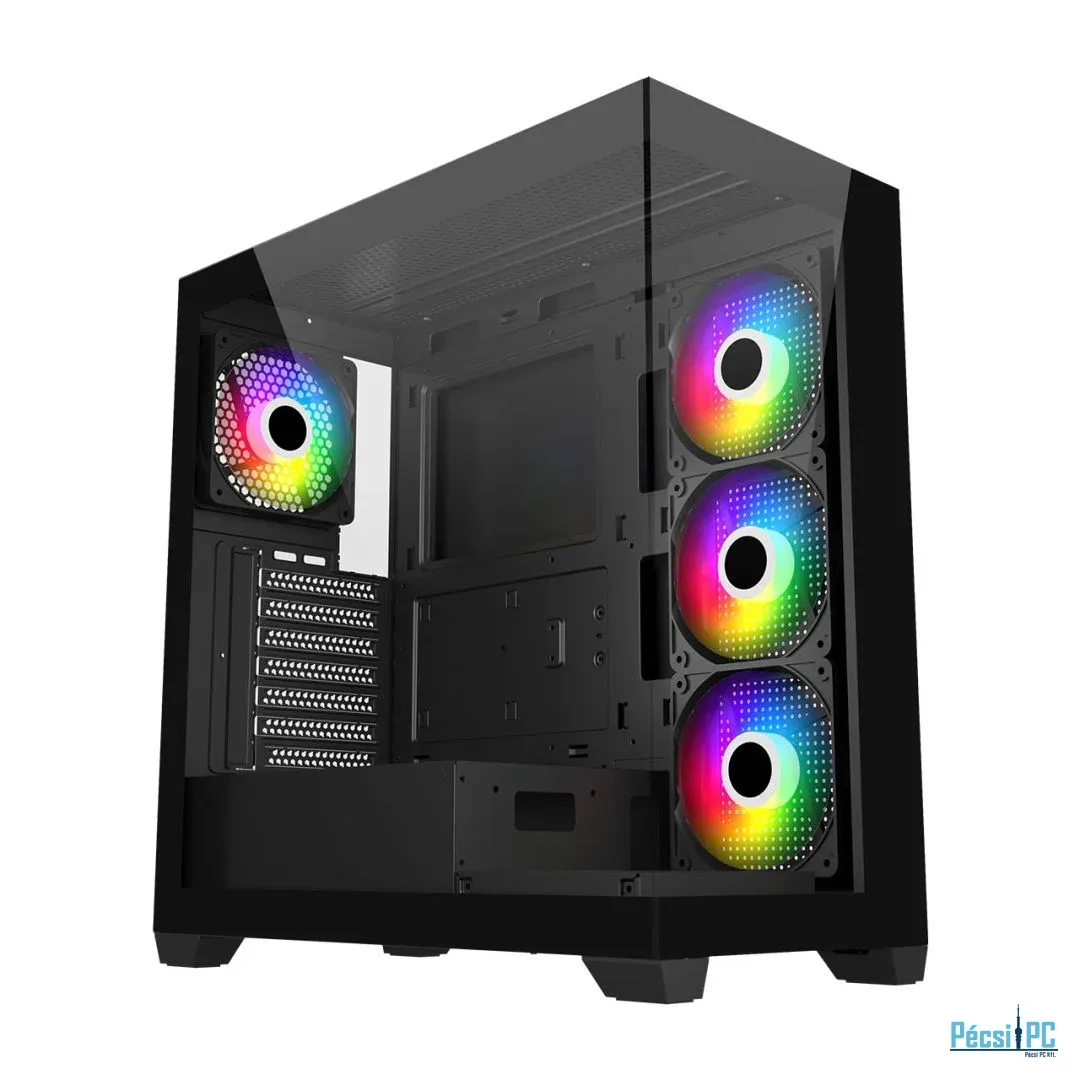 FSP M340 RGB Tempered Glass Black