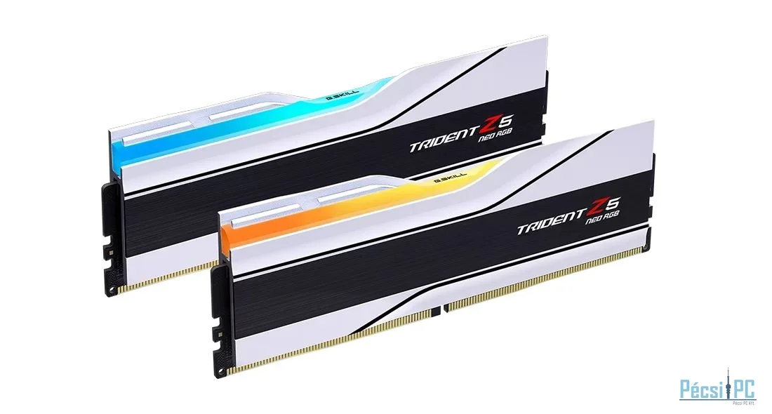 G.SKILL 64GB DDR5 6000MHz Kit(2x32GB) Trident Z5 Neo RGB Matte White