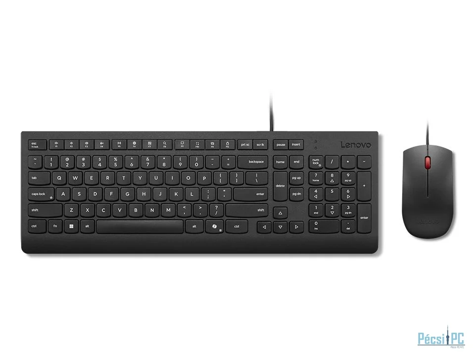 Lenovo Essential Wired Keyboard Combo Black HU