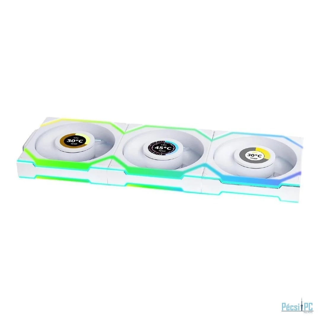 Lian Li UNI FAN SL Wireless LDC 120 White (3-Pack)