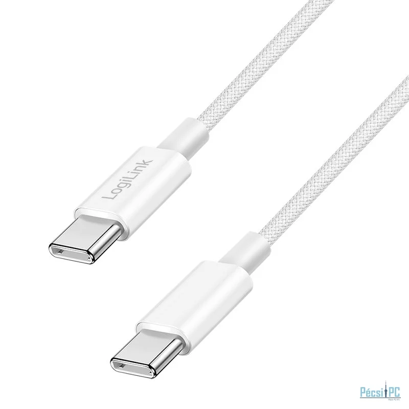 Logilink USB 2.0 Type-C male to male cable 1m White