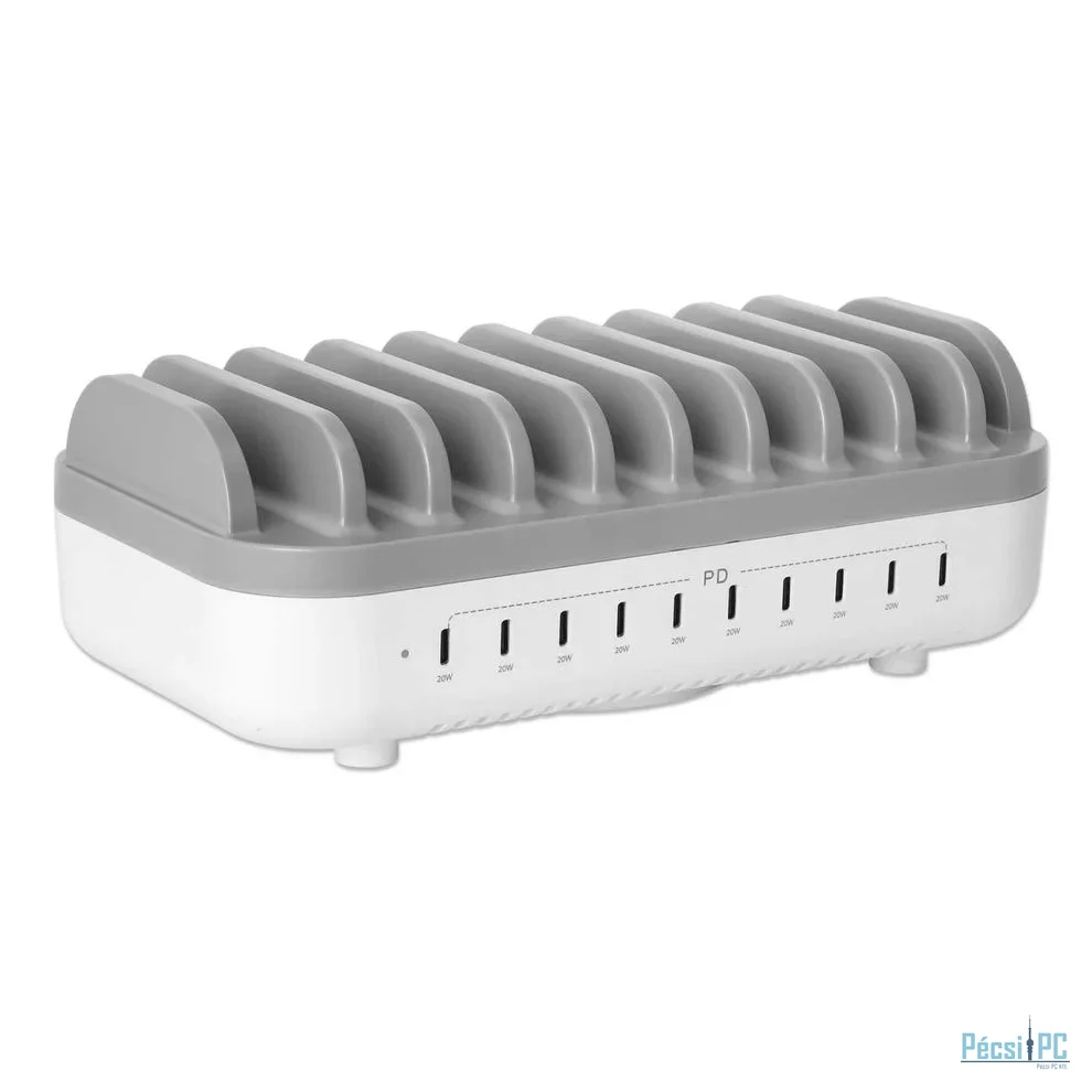 Manhattan 10-Port USB-C Power Delivery Charging Station