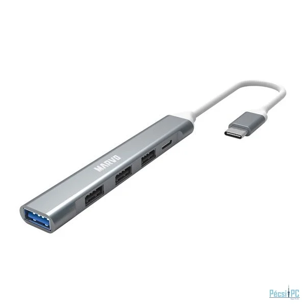 Marvo 5-portos USB2.0 HUB Grey