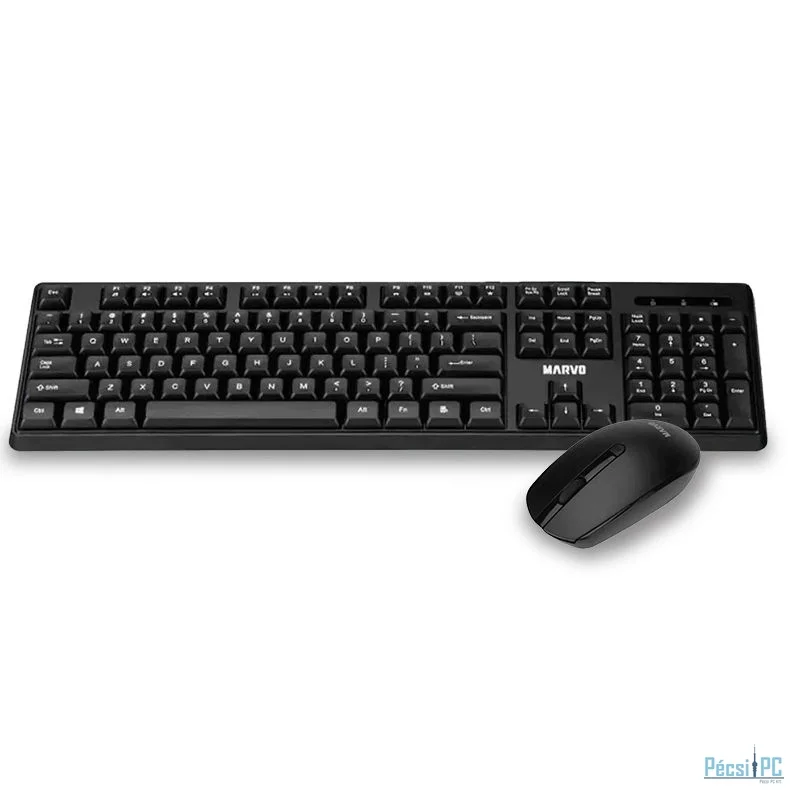 Marvo WS005 Wireless Keyboard Combo Black HU