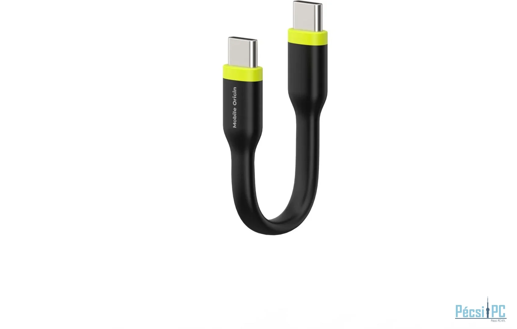 Mobile Origin Compact Cable USB-C to USB-C 10cm Black