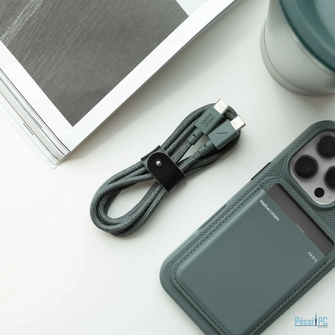 Native Union Belt USB-C to USB-C cable 1,2m Slate Green