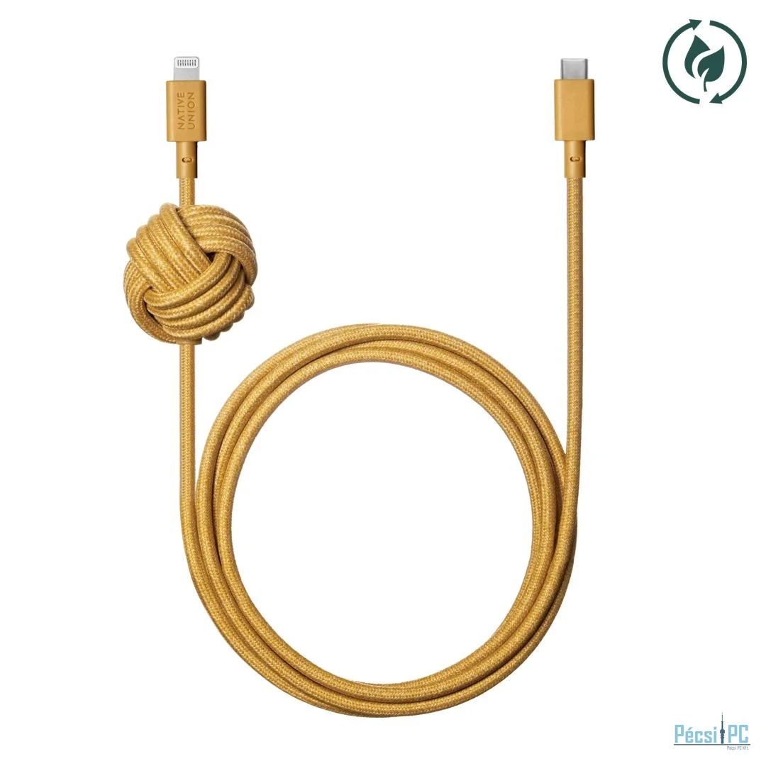Native Union Night Cable USB-C to Lightning Kraft