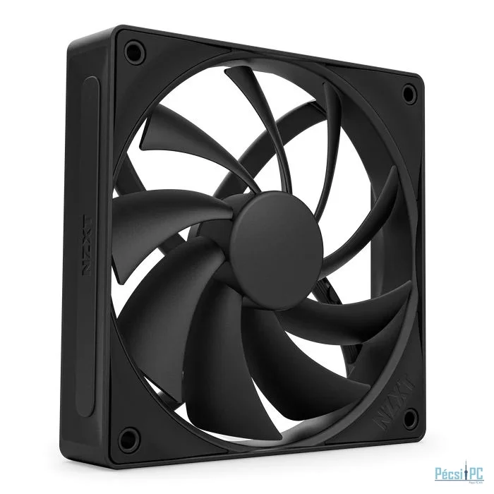 NZXT F120Q 120mm Quiet Airflow PWM Case Fan Black