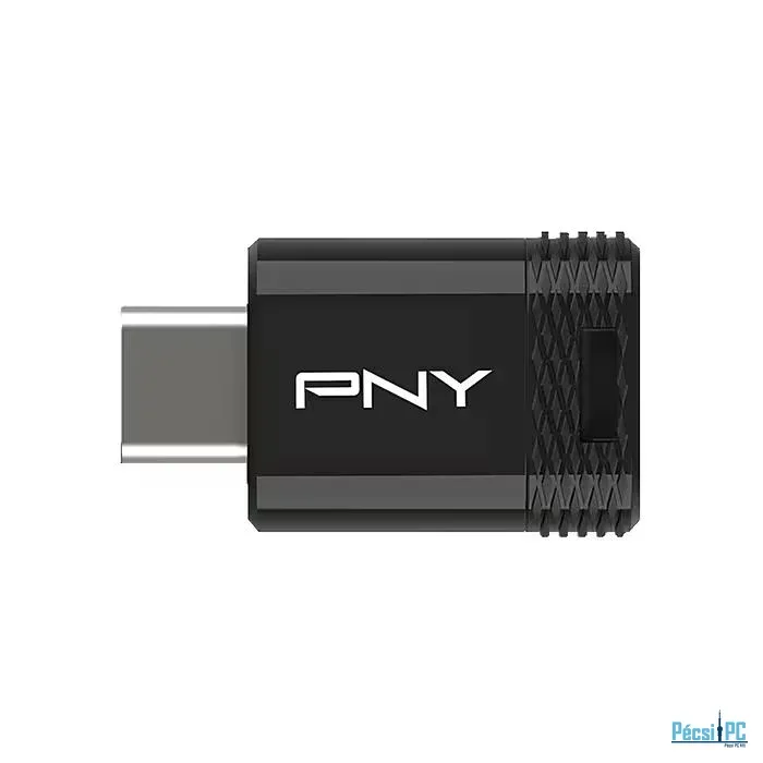 PNY 64GB Elite-X Fit Type-C USB 3.2 Flash Drive Black