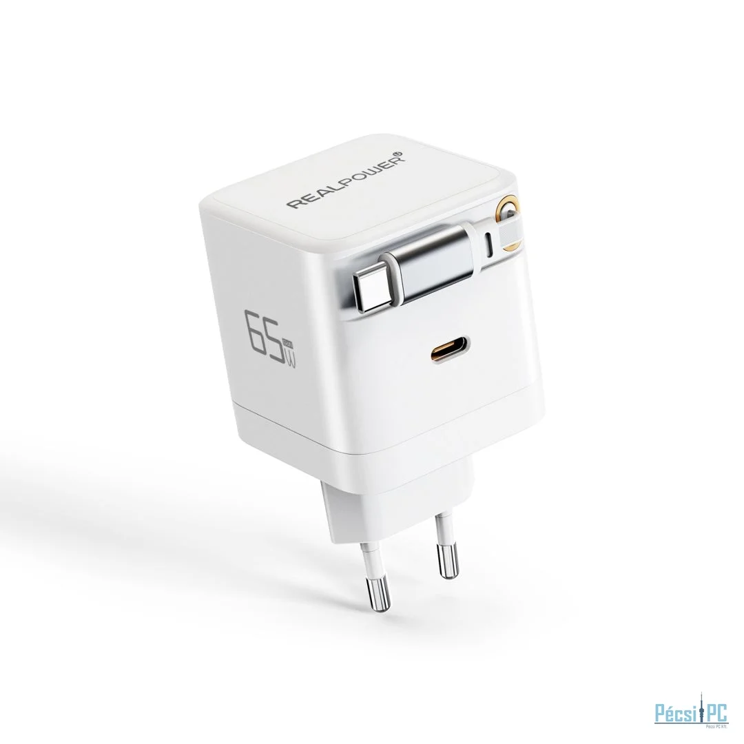 Realpower GaN Charger 65W White