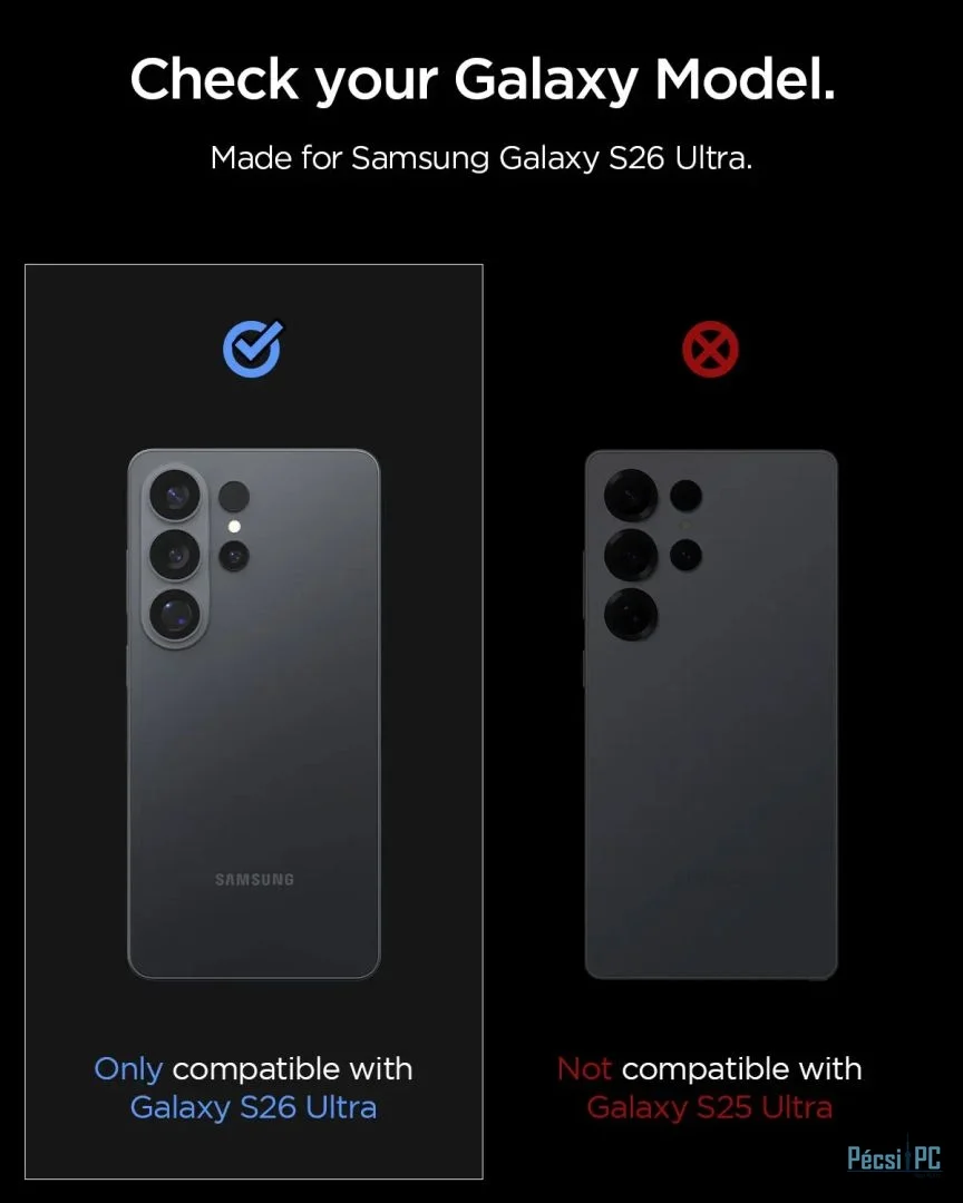 Spigen Glass tR EZ Fit Optik Pro HD for Samsung Galaxy S26 Ultra 2 Pack Black